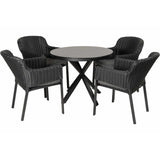 Cairo spisestol - black Hartman Spisestol