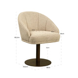 Spisestol Beverly naturlig fancy svingbar Richmond Interiors Spisestol