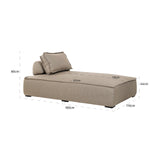 Utendørs dagseng Jondal taupe Richmond Interiors Daybed