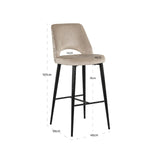 Barstol Tabitha trendy natur flammehemmende Richmond Interiors Barstol