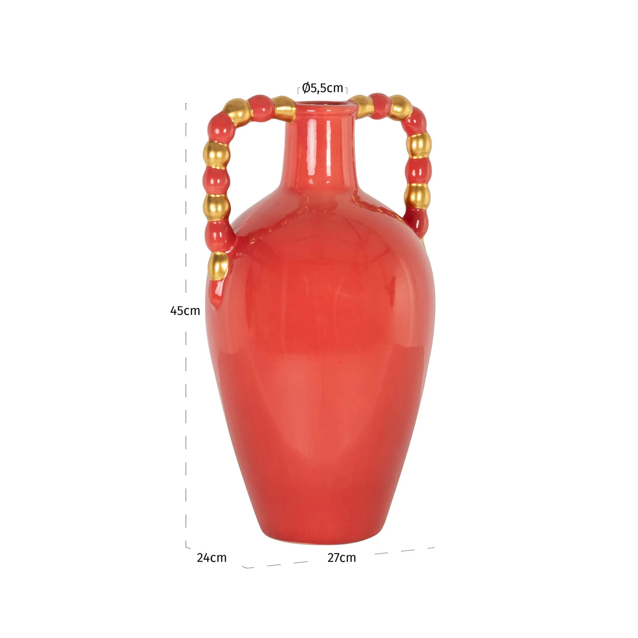 Vase Davita oransje stor Richmond Interiors Vase