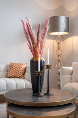 Salongbord Blackbone Brass svart rustikk sett med 2 Richmond Interiors Sofabord