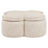 Pouffe & Footstool Corbeau sand tweed Richmond Interiors Pall