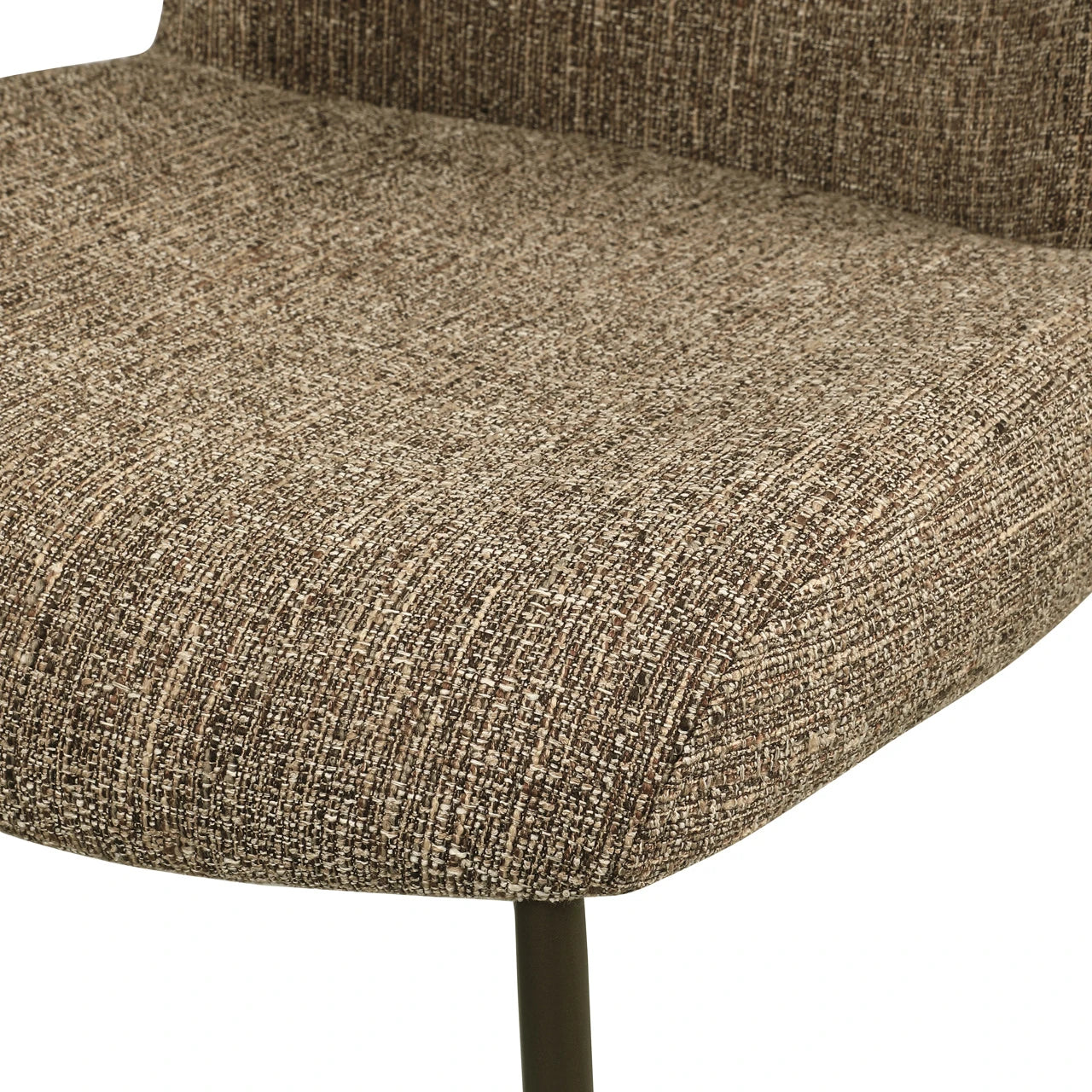 Spise stol Odarby brun tweed flammehemmende Sett med 2 Richmond Interiors Spisestol