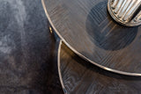 Salongbord Blackbone Silver sort rustikk sett med 2 Richmond Interiors Sofabord