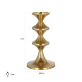Lysestake Ayden gull liten Richmond Interiors Lysestake