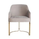 Spisestol Hadley khaki fløyel brannhemmende Richmond Interiors Spisestol