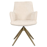 Spisestol Dakota niagara beige sving med armlene Richmond Interiors Spisestol