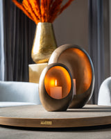 Salongbord Bloomville messing shagreen inkl. glassplater sett med 2 Richmond Interiors Sofabord