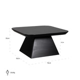 kaffebord Bonvoy svart Richmond Interiors Sofabord