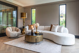 Salongbord Ironville gull 90Ø Richmond Interiors Sofabord
