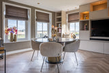 Spisebord Ironville gull 140Ø Richmond Interiors Spisebord