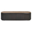 TV-benk Russo ask brun 4-dørs Richmond Interiors TV-benk