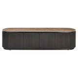TV-benk Russo ask brun 4-dørs Richmond Interiors TV-benk