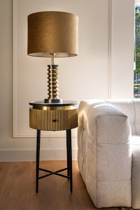 Endebord Ironville gull Richmond Interiors Sidebord