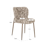 Spisestol Odarby brun omara sett med 2 Richmond Interiors Spisestol