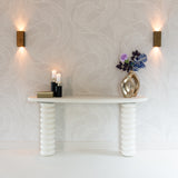 Candle holder Caya svart/gull stor Richmond Interiors Lysestake