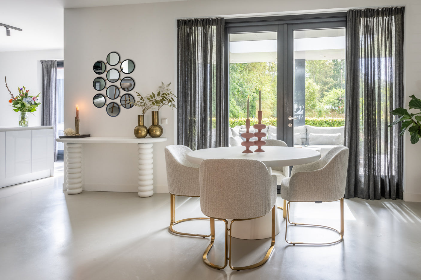 Konsoll Bloomstone hvit 170 Richmond Interiors Konsollbord