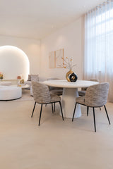 Spisestol Elvi mocca chunky Richmond Interiors Spisestol