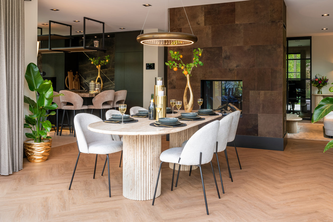 Spisebord La Cantera beige 240 Richmond Interiors Spisebord