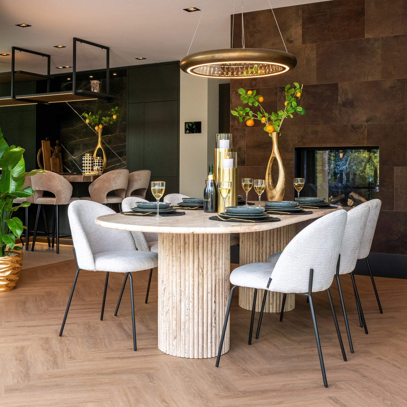 Spisebord La Cantera beige 240 Richmond Interiors Spisebord