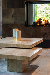Sofabord La Cantera beige sett med 2 Richmond Interiors Sofabord