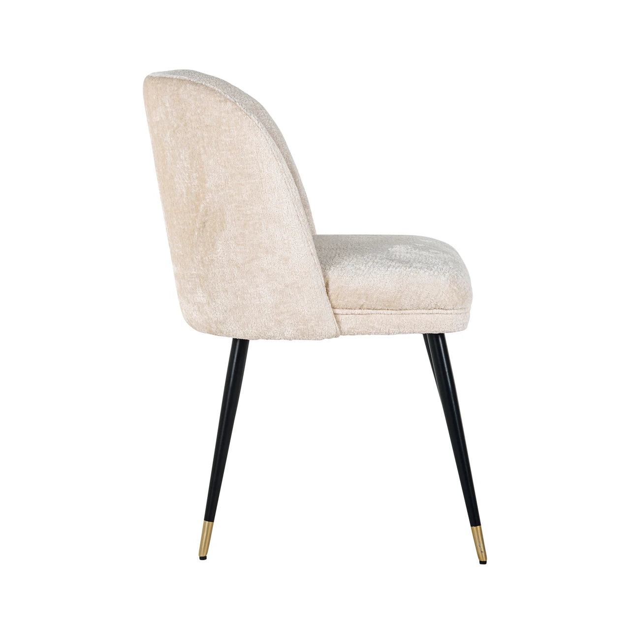 Spisestol Alicia FR hvit chenille brannhemmende Richmond Interiors Spisestol