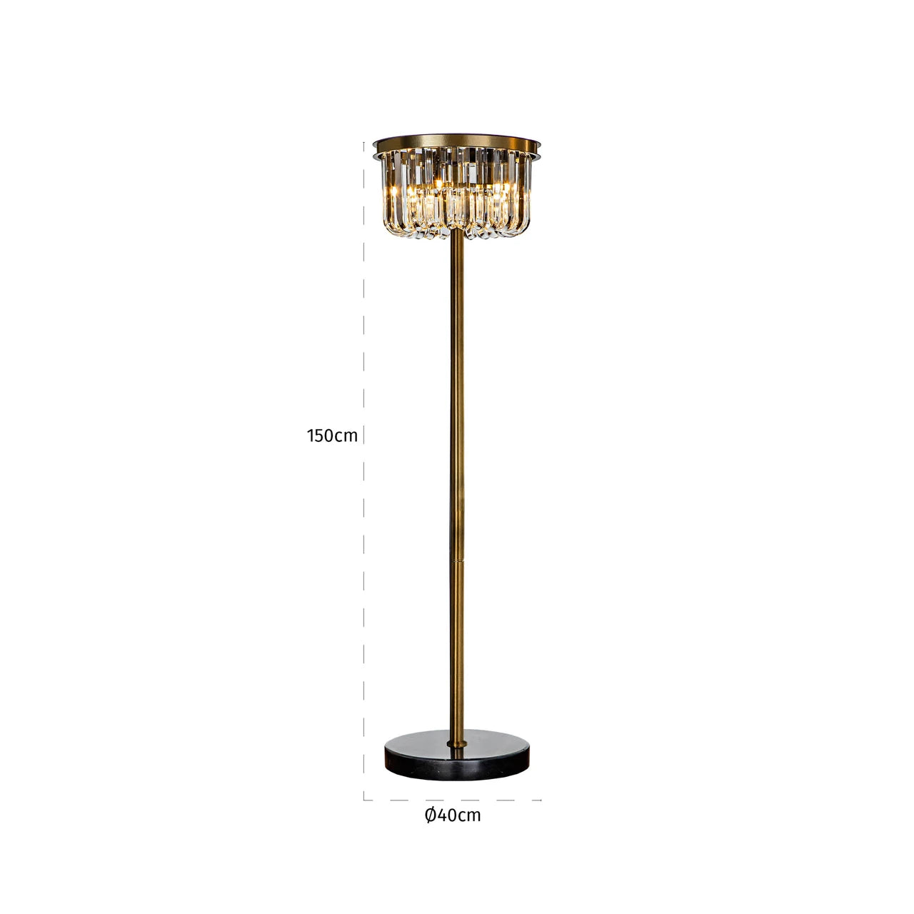 Gulvlampe Dagmar bronse Richmond Interiors Gulvlampe