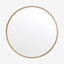 CURLE rundt speil i jern - ø80 cm - gull finish Nordal MIRRORS