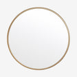 CURLE rundt speil i jern - ø80 cm - gull finish Nordal MIRRORS