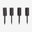 KURA lysholder i jern med spyd - h12 cm - sort Nordal CANDLEHOLD
