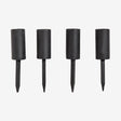 KURA lysholder i jern med spyd - h12 cm - sort Nordal CANDLEHOLD