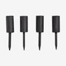 KURA lysholder i jern med spyd - h12 cm - sort Nordal CANDLEHOLD