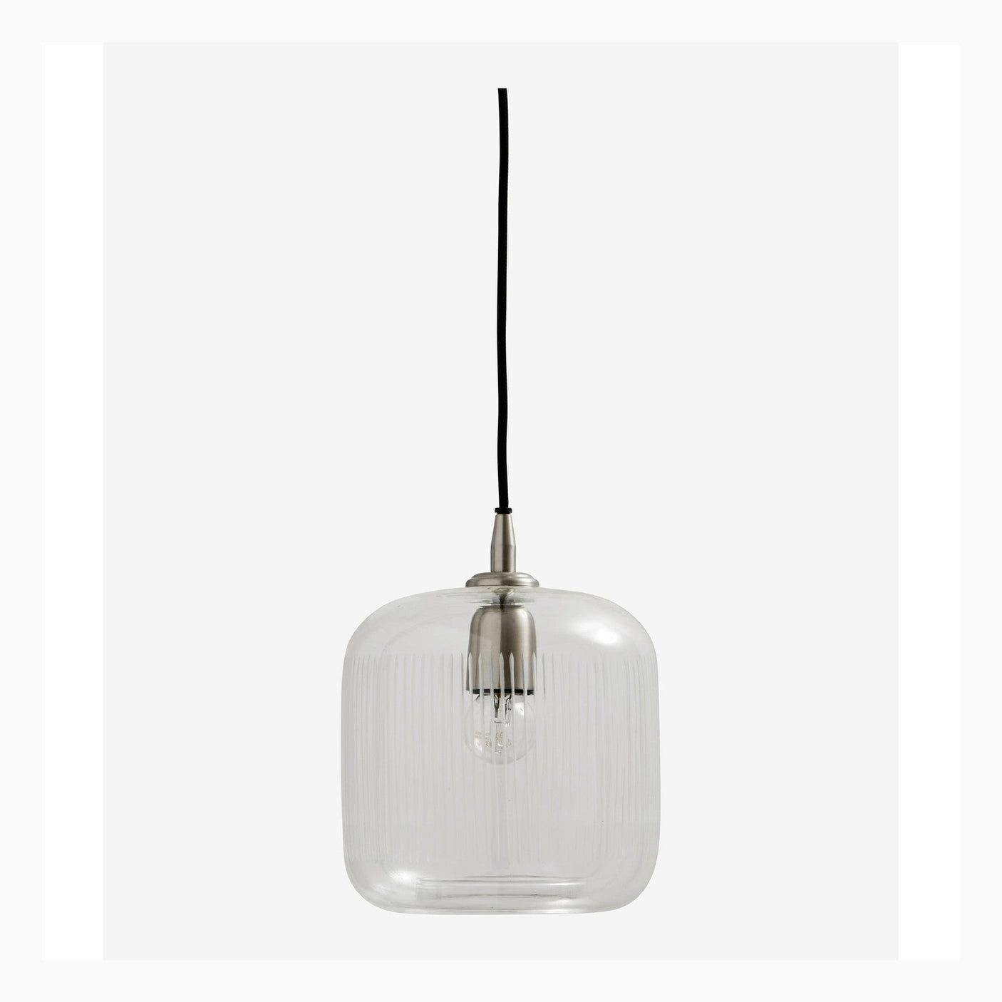 BRIGHT pendel i klart glass - h21 cm Nordal HANG LAMPS