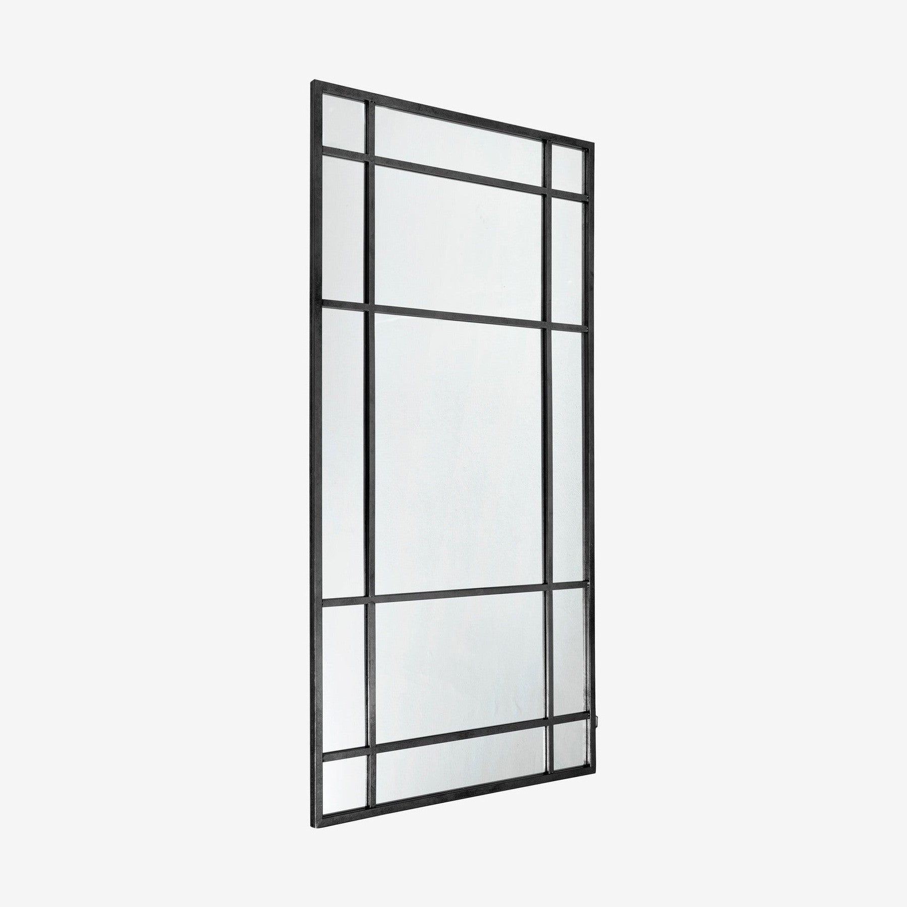 SPIRIT speil med jernramme - 204x102 cm - svart Nordal MIRRORS