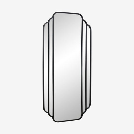 SKYLARK stort speil i jern - 200x100 cm - sort Nordal MIRRORS