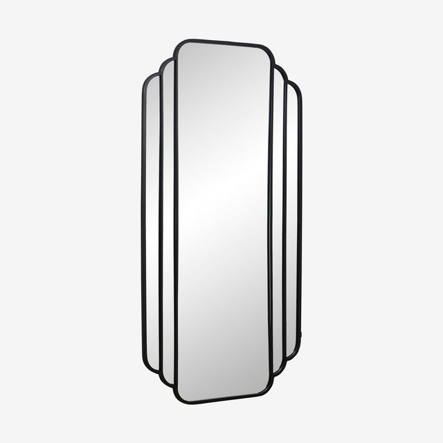 SKYLARK stort speil i jern - 200x100 cm - sort Nordal MIRRORS
