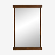 ARDEA speil med treramme - 80x52 cm - natur Nordal MIRRORS