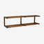 MAU trehylle med knaker / skohyll - L120 cm - natur Nordal SHELVES