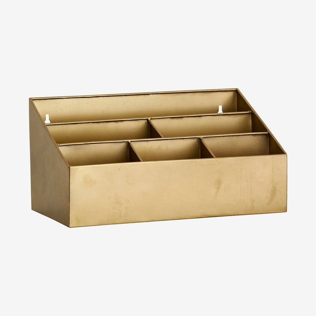 ADASI oppbevaringsbasseng i jern. 40x23 cm - gullfinish Nordal WALL/ DISP