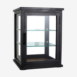 ARNO glassmonter/skjerm i tre - 50x37 cm - svart/naturlig Nordal WALL/ DISP