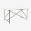 DEE-bord / arbeidsbord i jern og marmor - 142x70 - hvit/sort Nordal TABLES