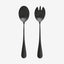 BLACK salatkjøtt - 2 deler - mat sort Nordal CUTLERY