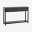 MOSS konsolbord i tre med skuffer - 122x33 - sort Nordal TABLES