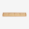 SHELFI hylle i rattan med flet - l91 cm - natur Nordal SHELVES