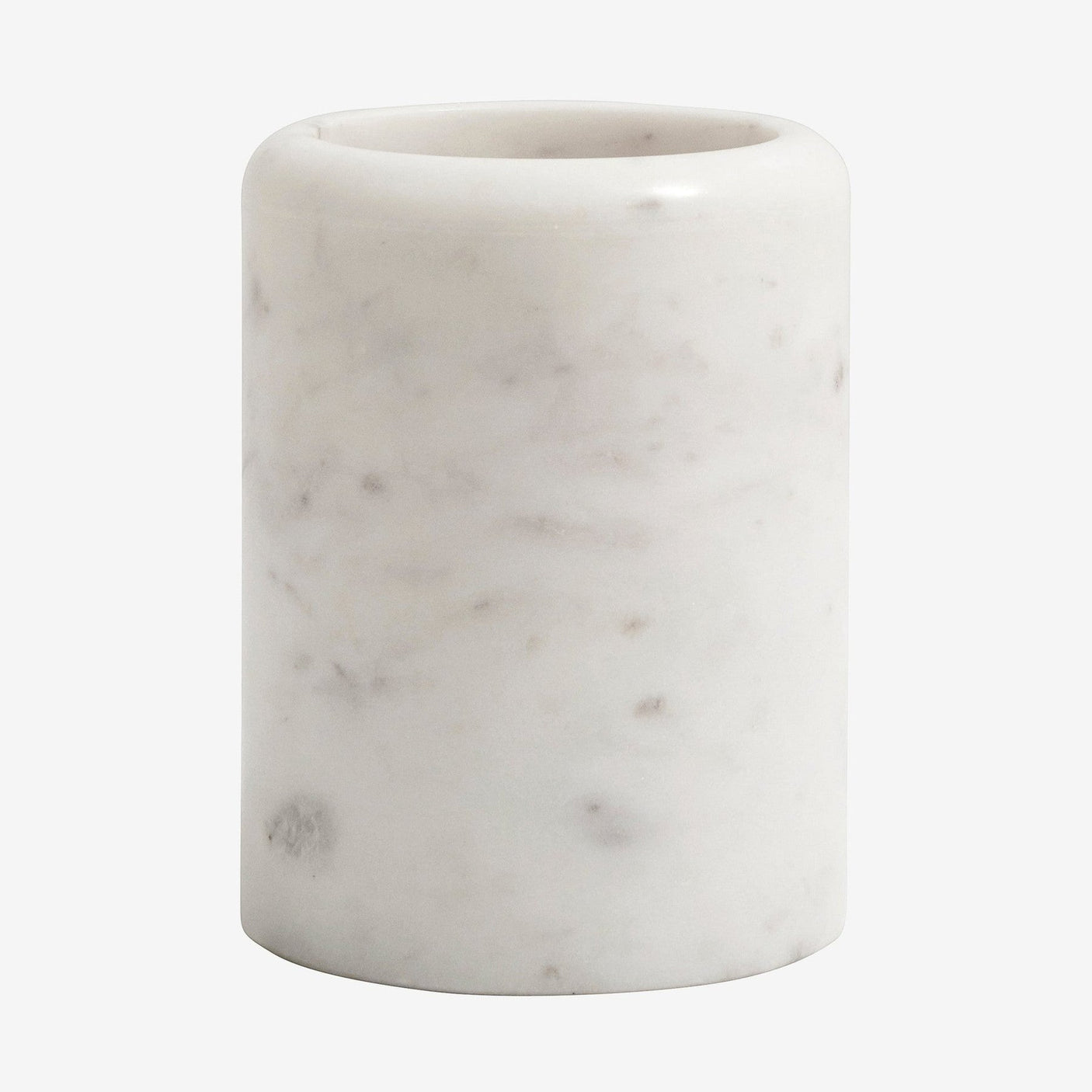 MARBLE tannkrus i marmor - h10 cm - hvit Nordal BATHROOM A
