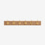 EDGY knagerække i tre med 6 brass knager - 60 cm - brun Nordal COAT RACKS