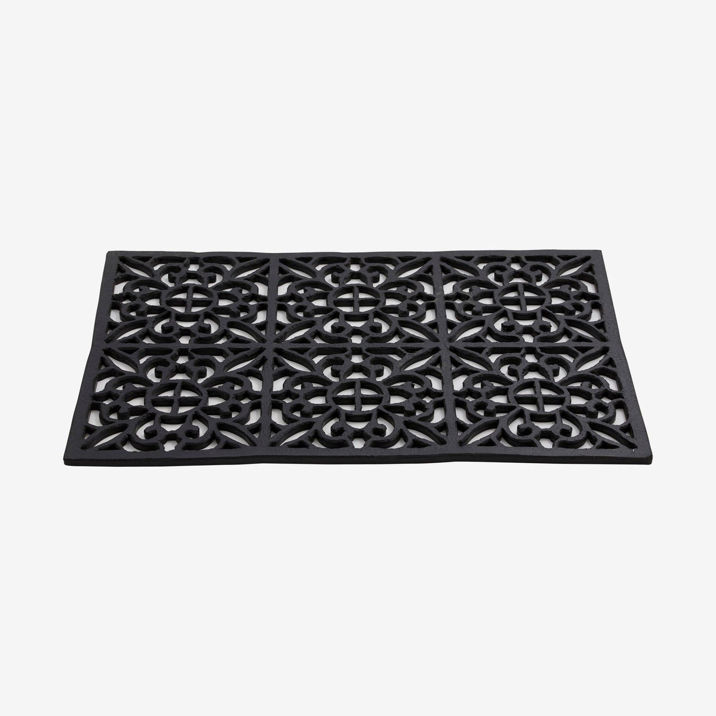 SPICA dørmatte av gummi - 50,5x75 cm - sort Nordal DOORMATS