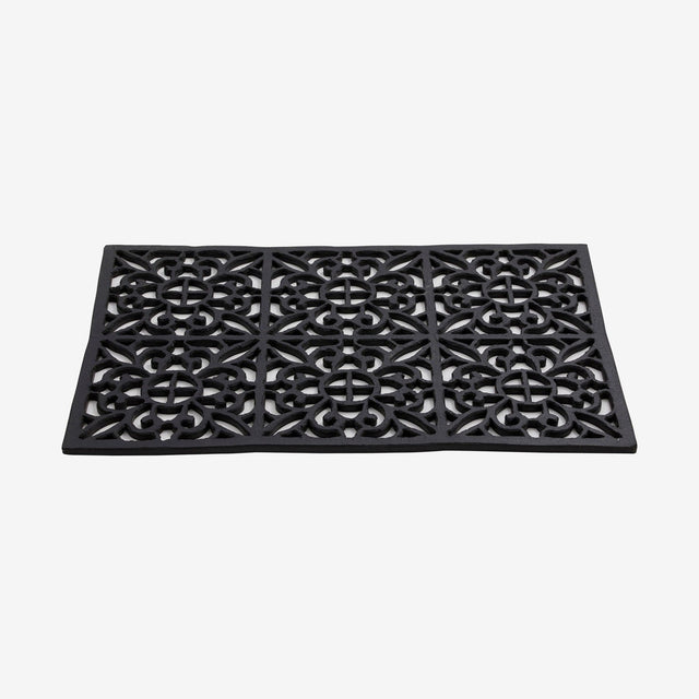 SPICA dørmatte av gummi - 50,5x75 cm - sort Nordal DOORMATS