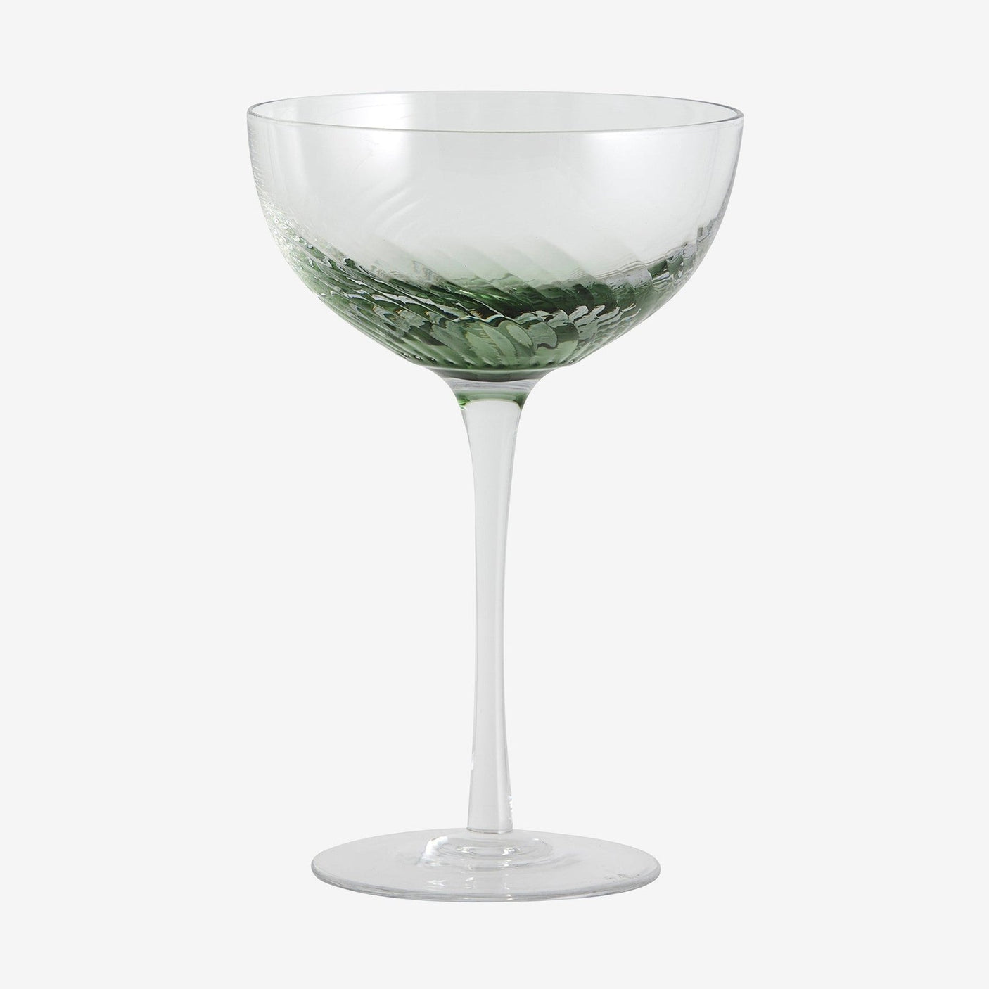 GARO cocktailglas - h18 cm - klar glass/grønn Nordal GLASS/JUGS